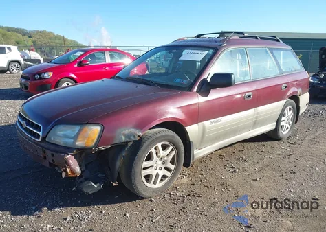 2000 Subaru Outback from USA, damaged, VIN 4S3BH6655Y7604458